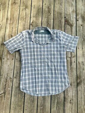 Button Down Men's Casual Shirt - L